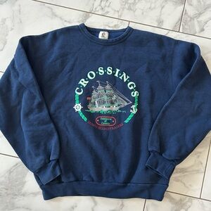 80’s Crossings Canana Tiger Brand Heavyweight Crewneck